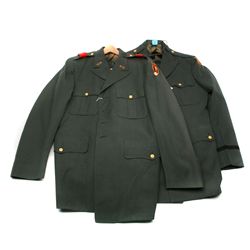 Lot 303 - Pair of US Army Artillery Missile School Uniform Sets