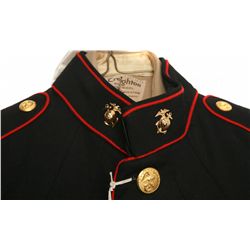 baby girl blue dresses special occasion U.S. Marines USMC Dress Blues 24K Anodized Gold Plated Pvt-LCpl Belt B main image 1