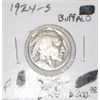 Image 1 : 1924-S BUFFALO NICKEL RED BOOK VALUE IS $200.00 *RARE KEY DATE FINE GRADE*!!
