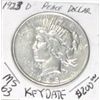 Image 1 : 1923-D PEACE SILVER DOLLAR RED BOOK VALUE IS $200.00 *RARE KEY DATE MS-63 HIGH GRADE*!!