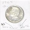 Image 1 : 1964-D KENNEDY SILVER HALF DOLLAR *RARE MS HIGH GRADE*!!