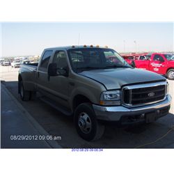 2000 - FORD F350 // SALVAGE TITLE