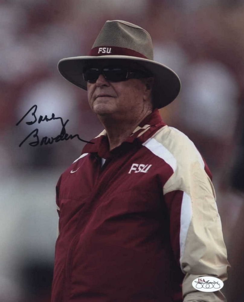 Bobby Bowden Signed FSU 8x10 Photo (JSA)