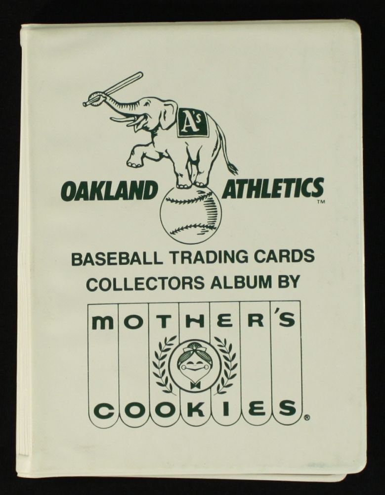 Set of 1988 Athletics Mother's Cookies Baseball Cards
