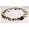 Image 2 : 169.23CTW Multi Color Thread Freshwater Pearl Necklace