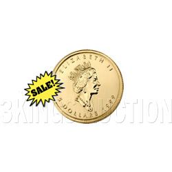 Canada Maple Leaf Tenth Ounce Gold Coin (Date Our Choic