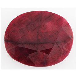 Ruby109.44ctw Loose Gemstone35x29mmOvalCut