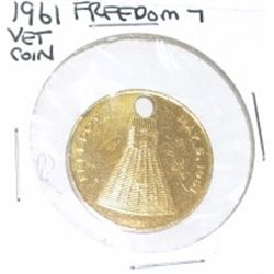 1961 FREEDOM 7 *VET COIN* HOLED!!