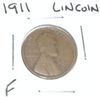 Image 1 : 1911 LINCOLN CENT *RARE EARLY DATE FINE GRADE*!!