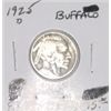 Image 1 : 1925-D BUFFALO NICKEL RED BOOK VALUE IS $75.00 *RARE KEY DATE FINE GRADE*!!