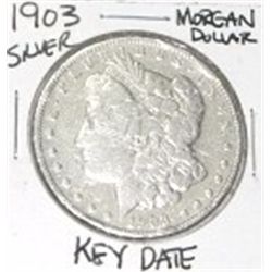 1903 MORGAN SILVER DOLLAR *RARE KEY DATE PLEASE LOOK AT PICTURE TO DETERMINE GRADE* !!