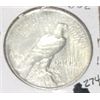 Image 2 : 1923 PEACE SILVER DOLLAR RED BOOK VALUE IS $100.00 *RARE MS-64 HIGH GRADE*!!