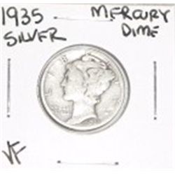 1935 MERCURY SILVER DIME *NICE VERY FINE GRADE* DIME CAME OUT OF SAFE!!