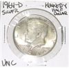 Image 1 : 1964-D KENNEDY SILVER HALF DOLLAR *RARE UNC HIGH GRADE* SILVER HALF DOLLAR CAME OUT OF SAFE!!