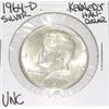 Image 1 : 1964-D KENNEDY SILVER HALF DOLLAR *RARE UNC HIGH GRADE* SILVER HALF DOLLAR CAME OUT OF SAFE!!
