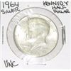Image 1 : 1964 KENNEDY SILVER HALF DOLLAR *RARE UNC HIGH GRADE* SILVER HALF DOLLAR CAME OUT OF SAFE!!
