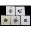 Image 2 : Lot of 5 Mercury Dimes