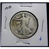 Image 1 : 1918 Walking Liberty Half Dollar Key Date