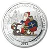 Image 2 : 2012 1/2 oz .999 Fine Silver 6 Coins Christmas Tree