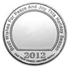 Image 2 : 2012 1 oz .999 Silver Engravable Enameled Penguin Christmas Round