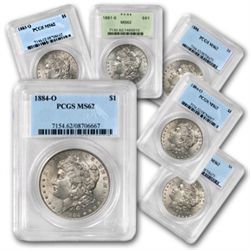 MS 62 PCGS GRADED Morgan Silver Dollar Random