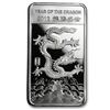 Image 1 : 1/2 oz Year of the Dragon Silver Bar .999 Fine
