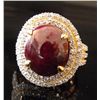 Image 1 : $2,088 GG GIA UNtreated Ruby & Sapphire Ring