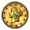 Image 1 : $1 Civil War Era Type I Gold Coin - Random Date