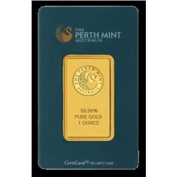 1 oz. Gold Pamp/ Perth/ Credit Suisse Ingot
