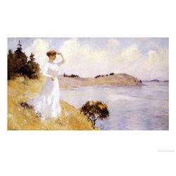 Frank Weston Benton "Eleanor on the Hilltop" 11 x7