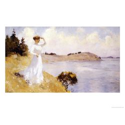 Frank Weston Benton  Eleanor on the Hilltop  11 x7