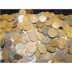 Lot of 100 Indian Head Cents - From Photo