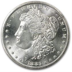 1883 O BU Morgan Silver Dollar