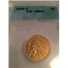 Image 1 : INCREDIBLY SCARCE 1909-O $5 GOLD INDIAN HEAD ICG MS-61