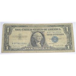 1957 SERIES A SILVER CERTIFICATE $1 SERIAL # K97781359A *PLEASE LOOK AT PICTURE TO DETERMINE GRADE*
