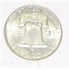 Image 2 : 1960-D FRANKLIN SILVER HALF DOLLAR *NICE SILVER DOLLAR* HALF DOLLAR CAME OUT OF SAFE!!
