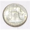 Image 2 : 1963-D FRANKLIN SILVER HALF DOLLAR *NICE SILVER DOLLAR* HALF DOLLAR CAME OUT OF SAFE!!
