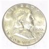 Image 1 : 1963 FRANKLIN SILVER HALF DOLLAR *NICE KEY DATE SILVER DOLLAR* HALF DOLLAR CAME OUT OF SAFE!!