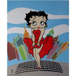 Betty Boop Marilyn Monroe Animation Sericel