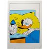 Image 1 : DISNEY DONALD DUCK "TIK TOK" SILKSCREEN WHITE
