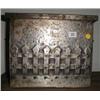 A c1910 steel coal box with relief decoration