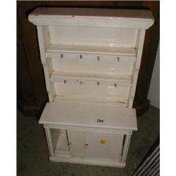 An early C20th miniature pine dresser