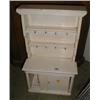 An early C20th miniature pine dresser