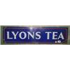 Image 1 : A c1900 "Lyons tea" enamel sign