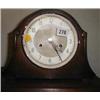 Image 1 : A c1930's oak cased Enfield mantel clock with key