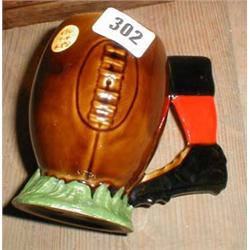 A SylvaC 4722 Rugby ball and boot mug