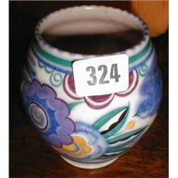 A c1920's Poole pottery vaseNo.210 signed "P.B."