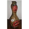 A Moorcroft double Gourd vase in crimson, smoke-grey & gold colours, "revived cornflower", pattern d