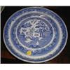 Image 1 : A late C19th P W and Co Willow pattern cake stand