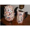 A C19th "Daisy" coffee pot and hot water jug